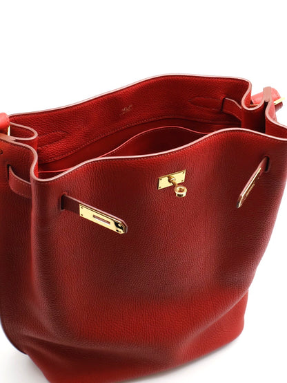 HERMES So kelly 26 - Rouge Casaque Q5 國旗紅金 🄼