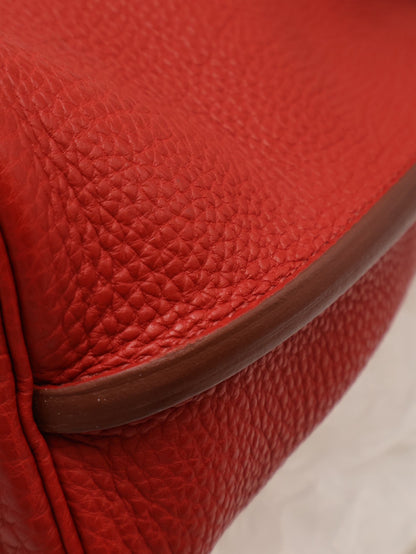 HERMES So kelly 26 - Rouge Casaque Q5 國旗紅金 🄼
