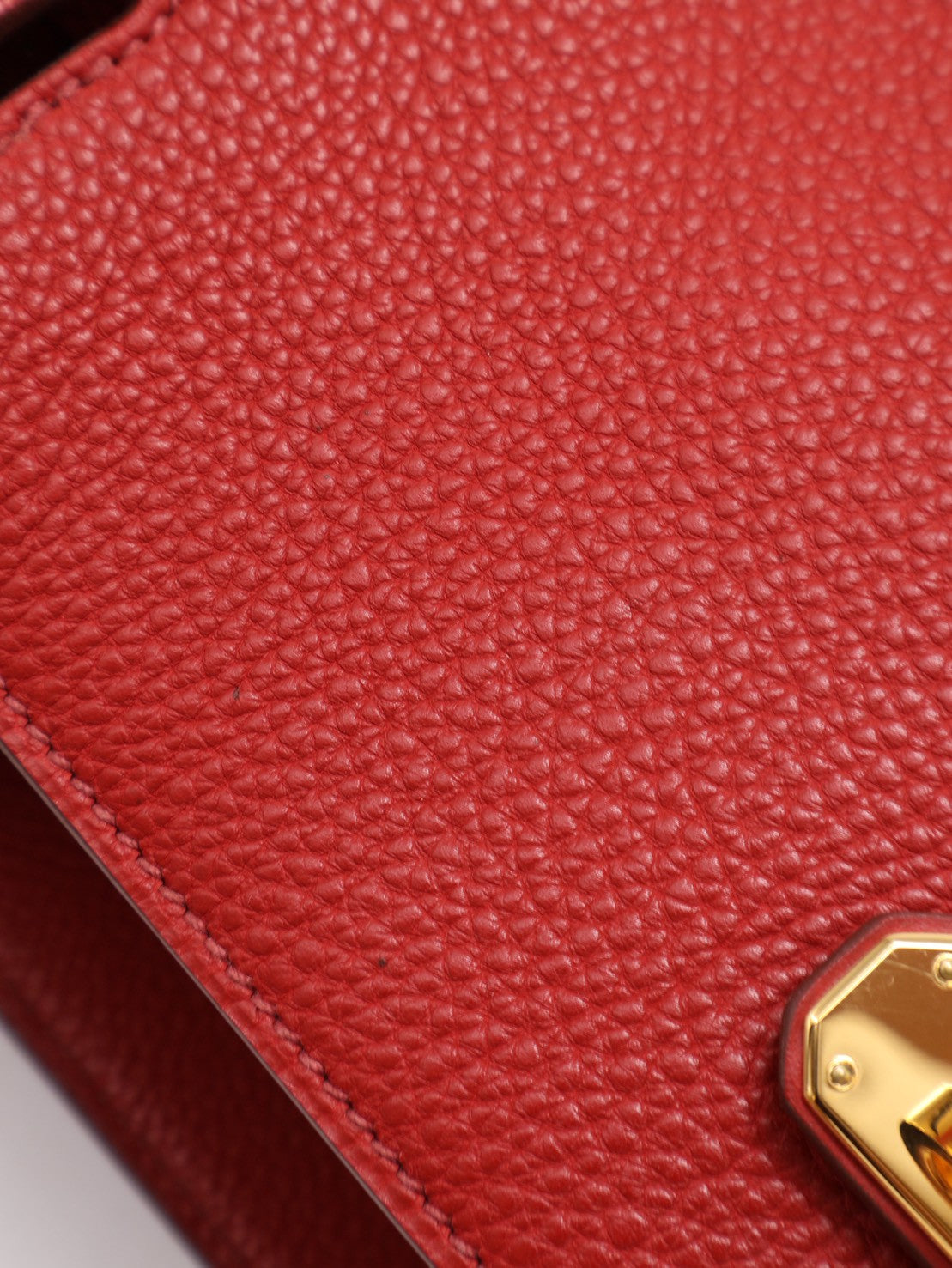 HERMES So kelly 26 - Rouge Casaque Q5 國旗紅金 🄼