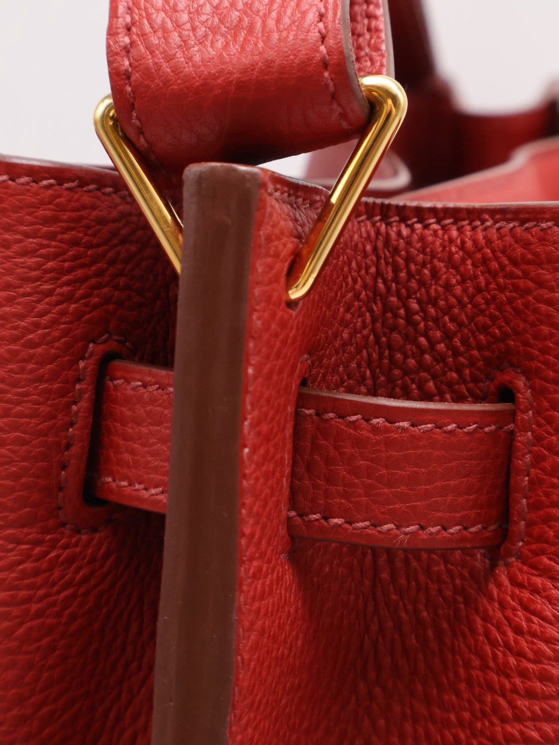HERMES So kelly 26 - Rouge Casaque Q5 國旗紅金 🄼