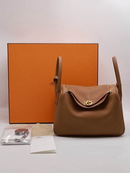 HERMES Lindy 26 - 金棕金 Z