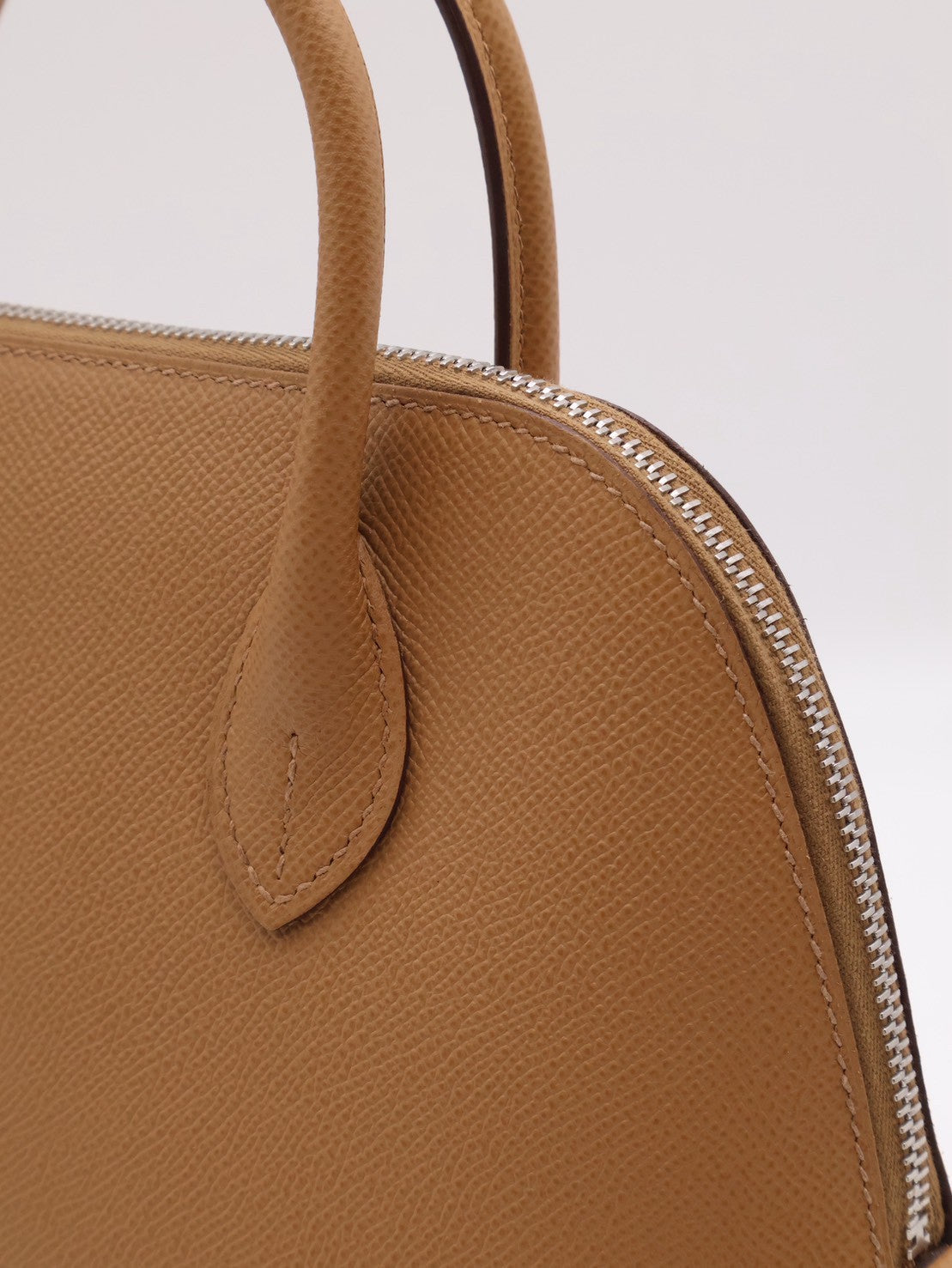 HERMES Bolide 25 - Biscuit 4B 餅乾銀配編織背帶 U