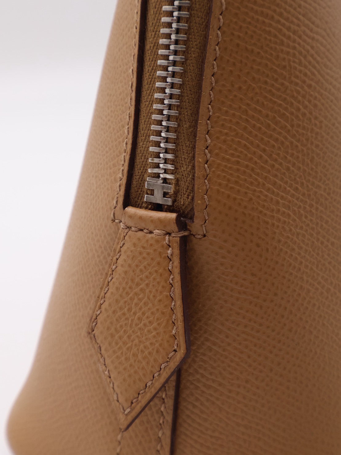 HERMES Bolide 25 - Biscuit 4B 餅乾銀配編織背帶 U