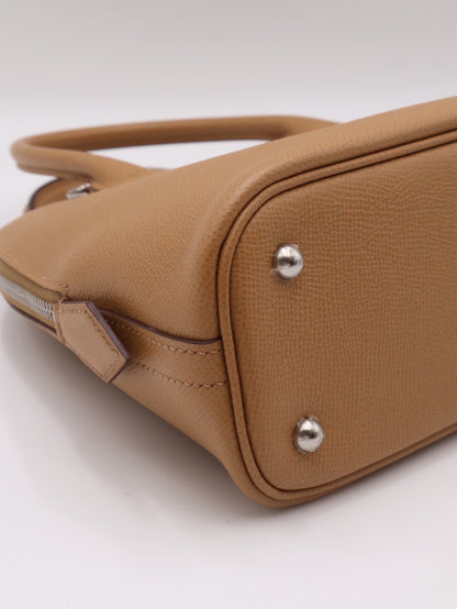 HERMES Bolide 25 - Biscuit 4B 餅乾銀配編織背帶 U