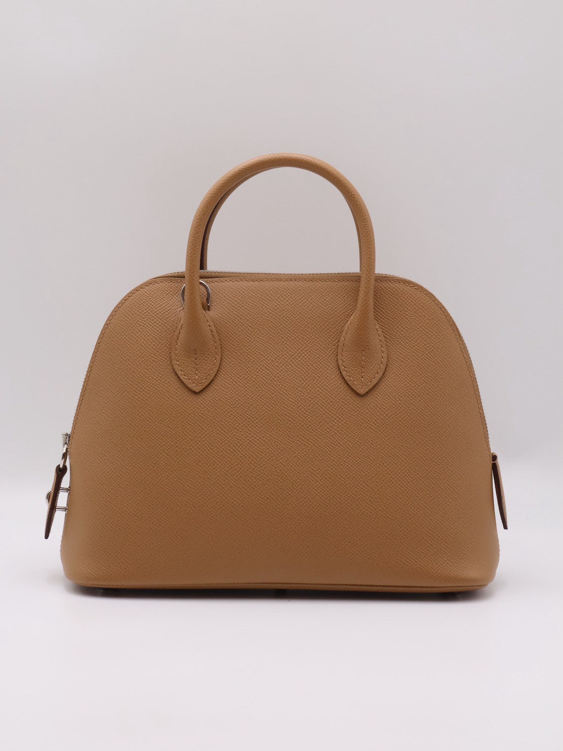 HERMES Bolide 25 - Biscuit 4B 餅乾銀配編織背帶 U