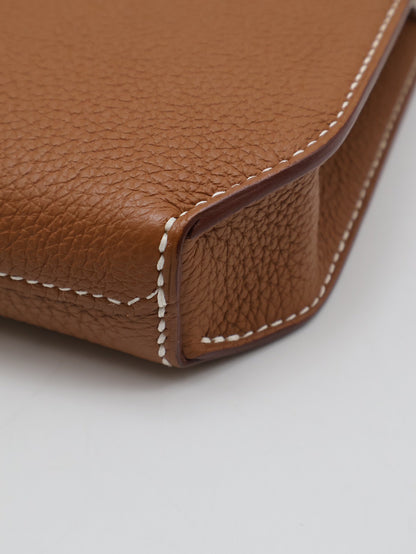 HERMES Kelly Depeches 25 - Gold 37 金棕銀 B