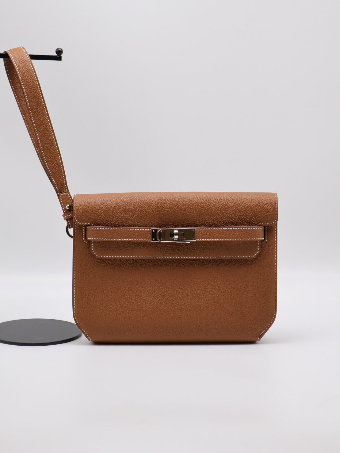 HERMES Kelly Depeches 25 - Gold 37 金棕銀 B