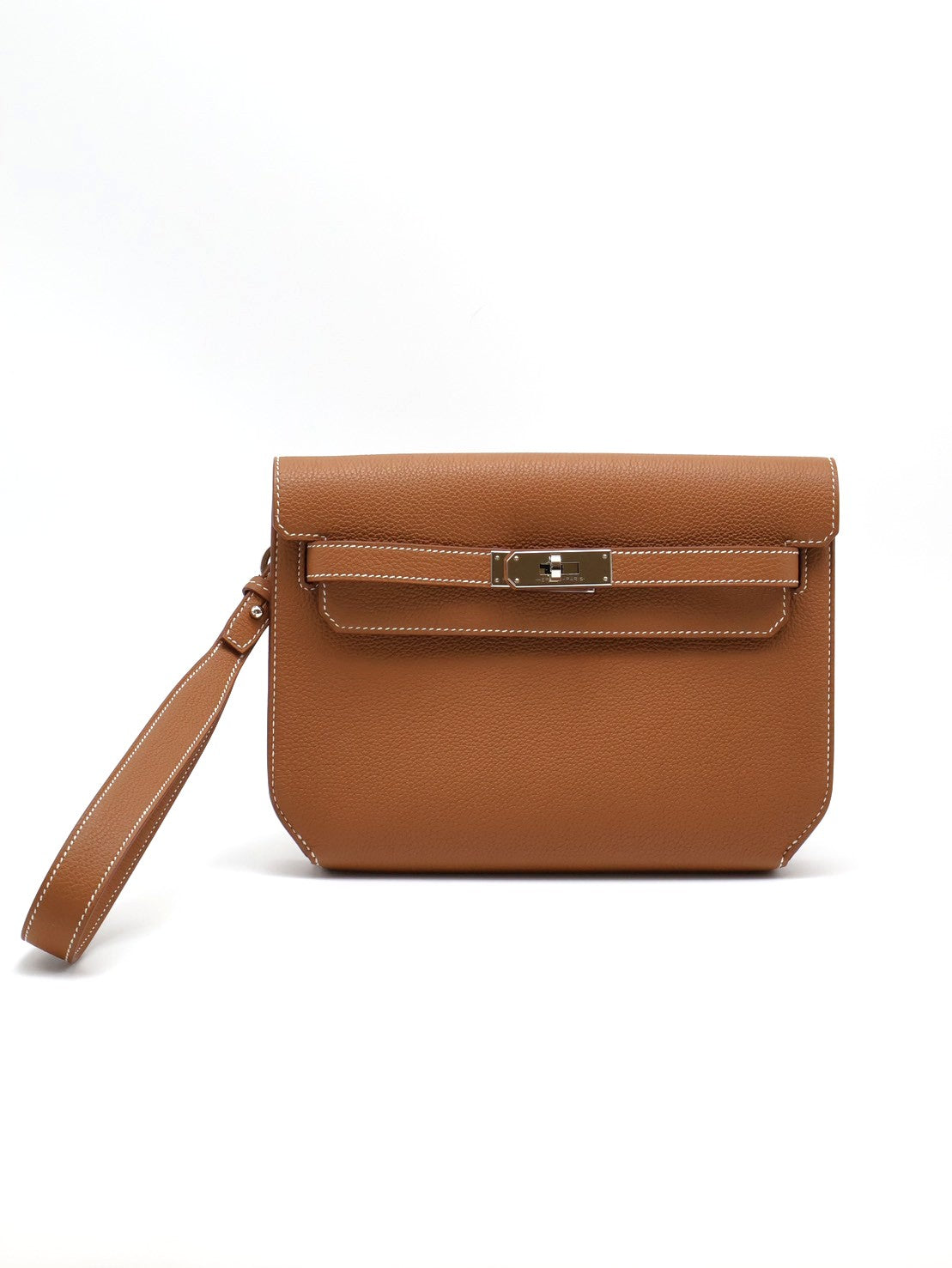 HERMES Kelly Depeches 25 - Gold 37 金棕銀 B