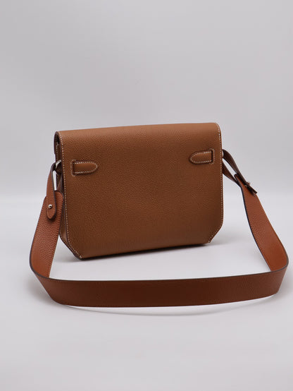 HERMES Kelly Depeches 25 - Gold 37 金棕銀 B
