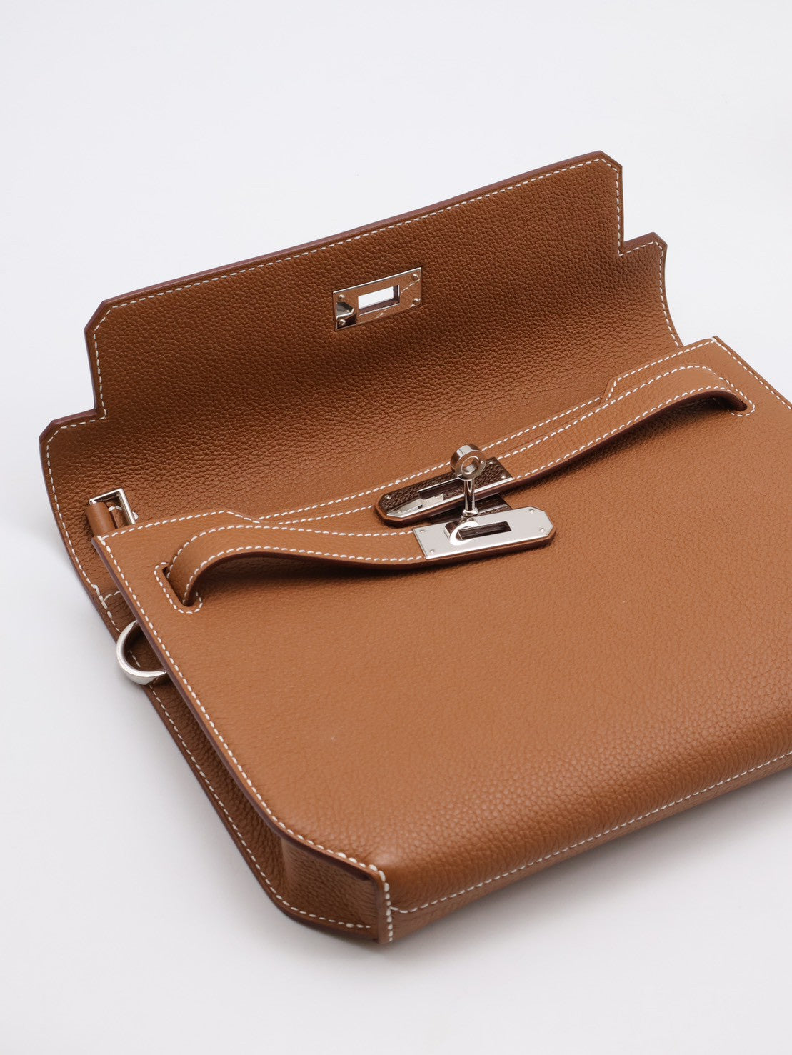 HERMES Kelly Depeches 25 - Gold 37 金棕銀 B