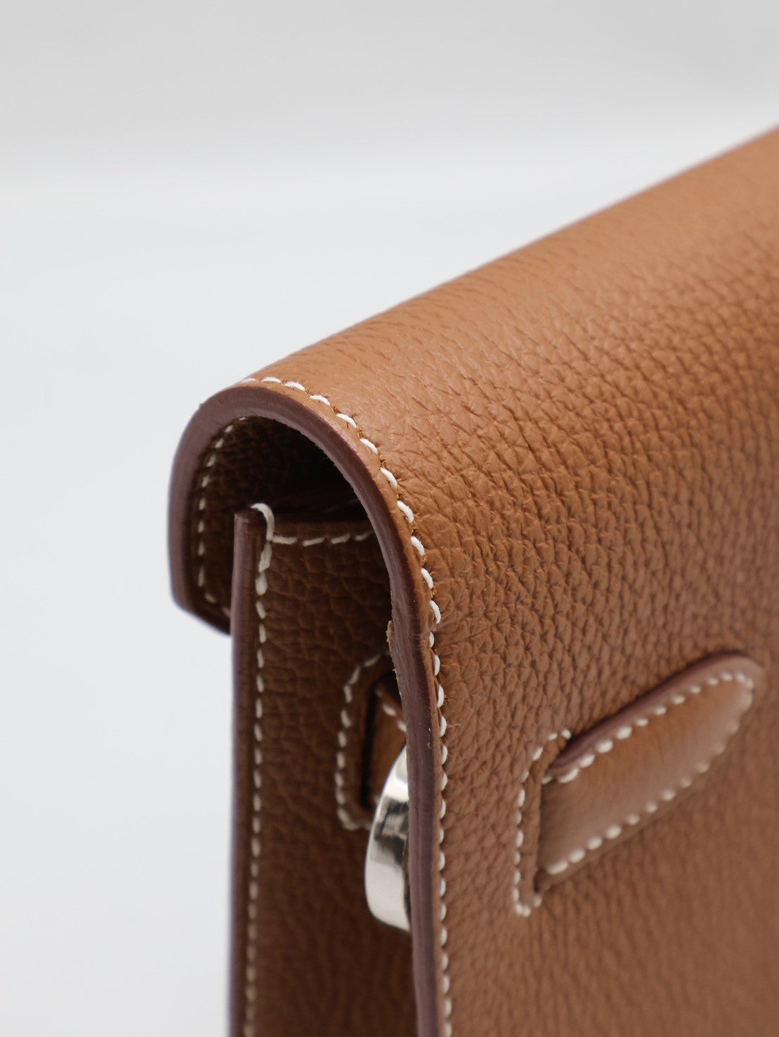 HERMES Kelly Depeches 25 - Gold 37 金棕銀 B