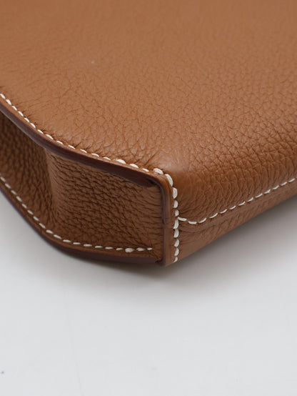 HERMES Kelly Depeches 25 - Gold 37 金棕銀 B