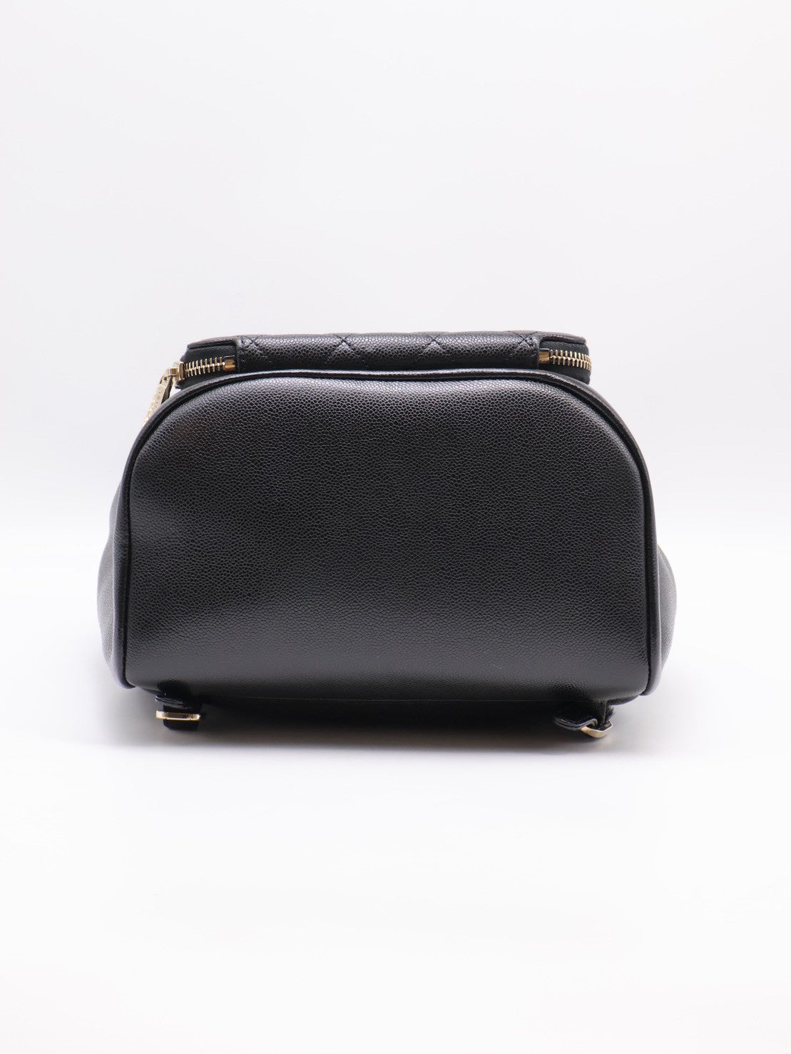 CHANEL Affinity粒面牛皮後背包 - 黑金