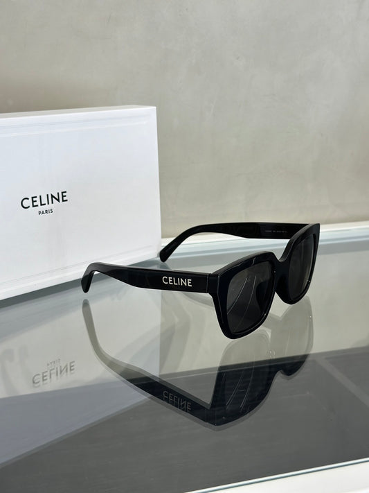 CELINE CELINE字母鏡腳方框太陽眼鏡