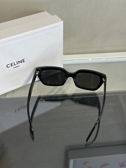 CELINE CELINE字母鏡腳方框太陽眼鏡