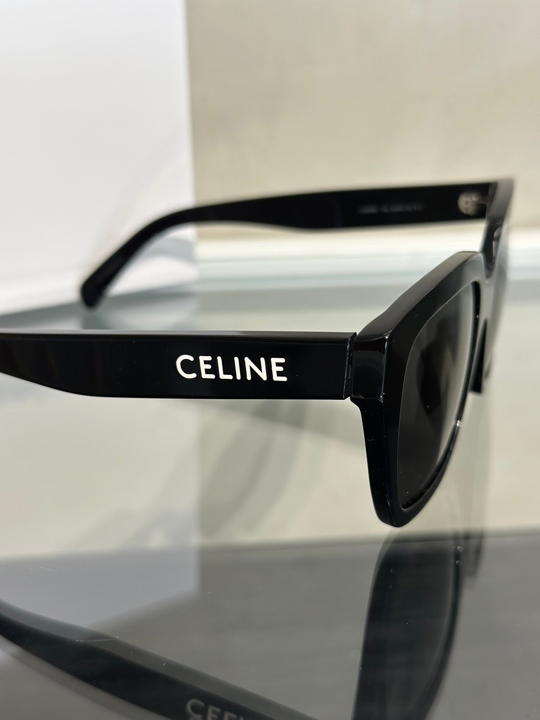 CELINE CELINE字母鏡腳方框太陽眼鏡