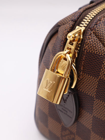LOUIS VUITTON 棋盤格Speedy Bandouliere 20 - 棕邊背帶
