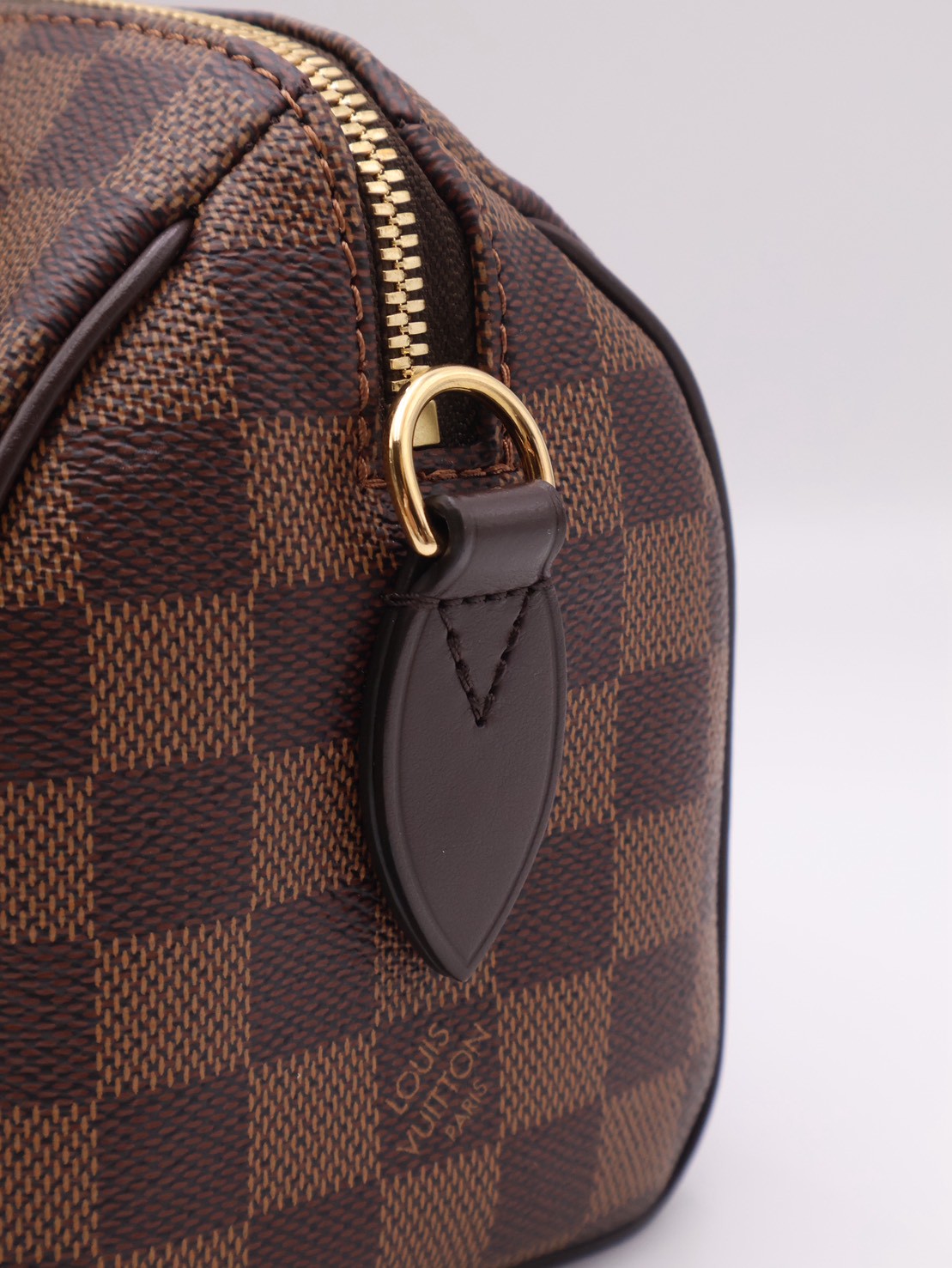 LOUIS VUITTON 棋盤格Speedy Bandouliere 20 - 棕邊背帶