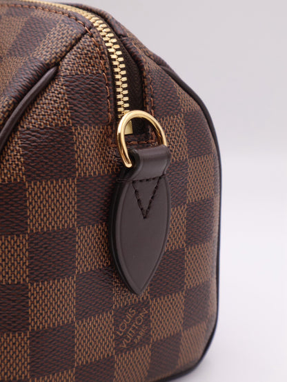 LOUIS VUITTON 棋盤格Speedy Bandouliere 20 - 棕邊背帶