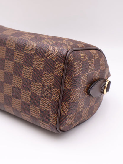 LOUIS VUITTON 棋盤格Speedy Bandouliere 20 - 棕邊背帶