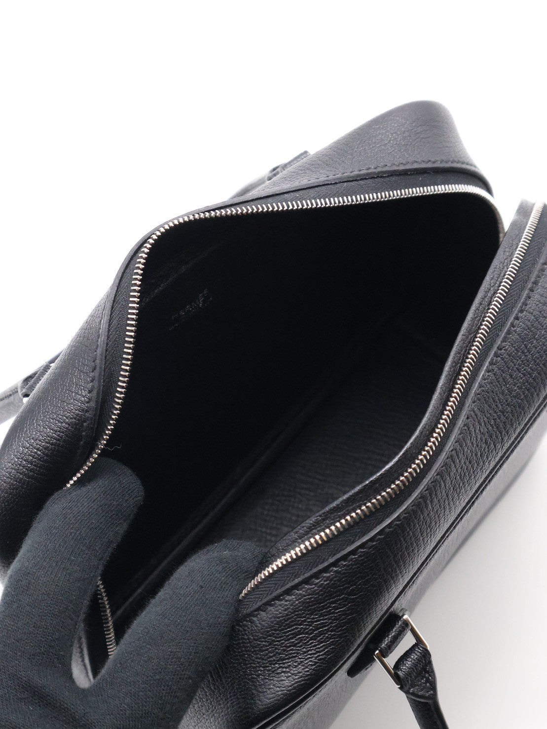 HERMES Mini plume - 黑銀