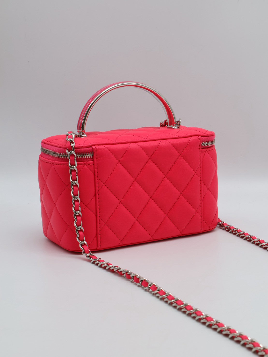 CHANEL 24C Handle長盒子 - 桃紅