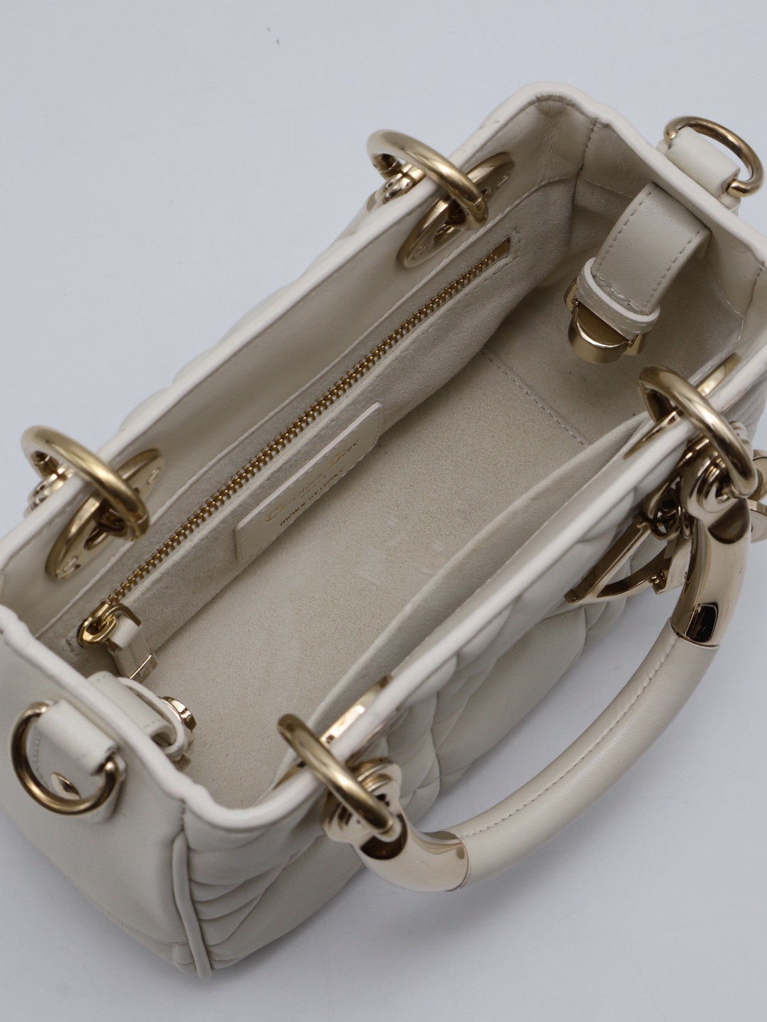 DIOR Lady dior 95.22 Bag - 白金