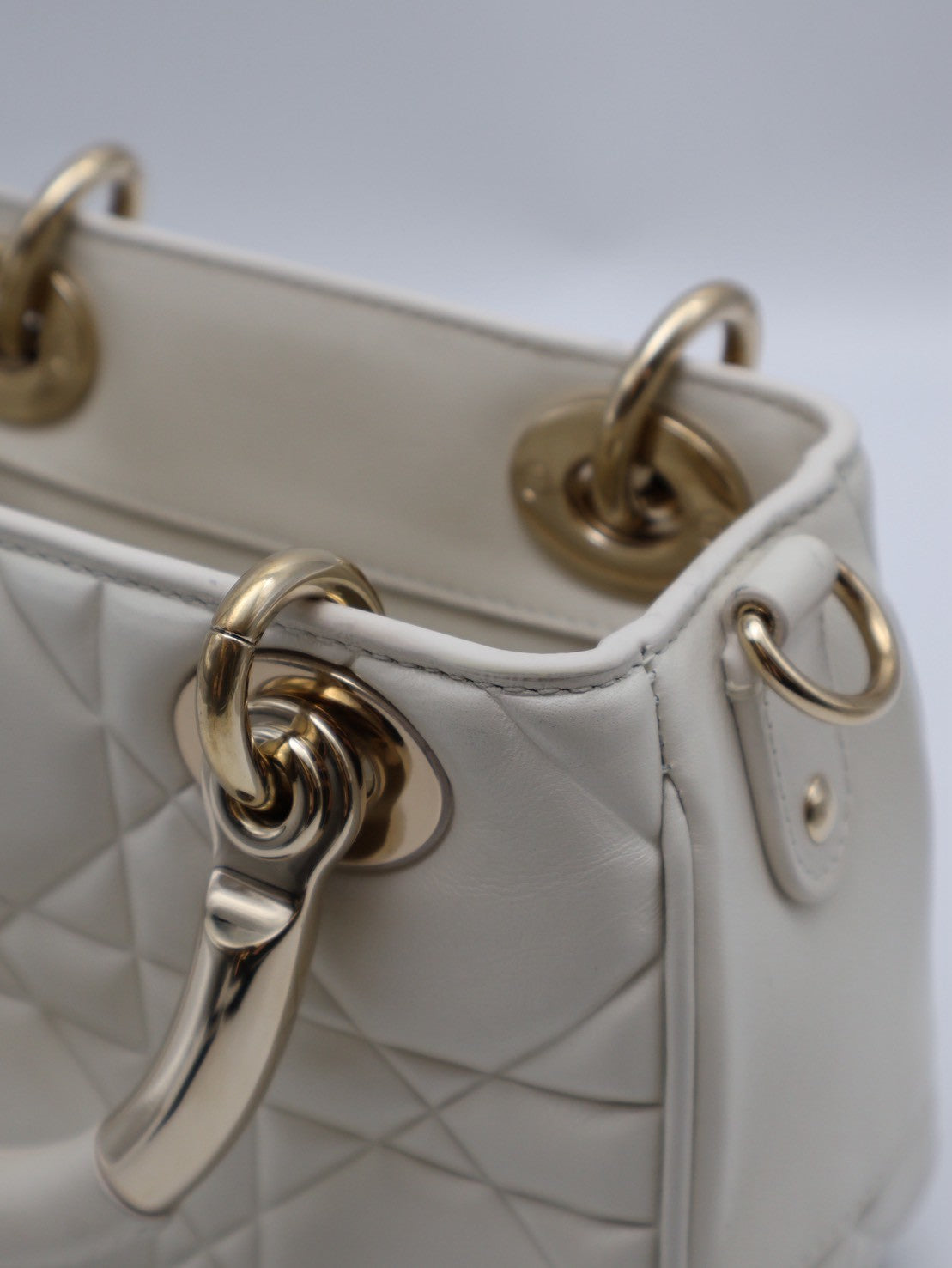 DIOR Lady dior 95.22 Bag - 白金