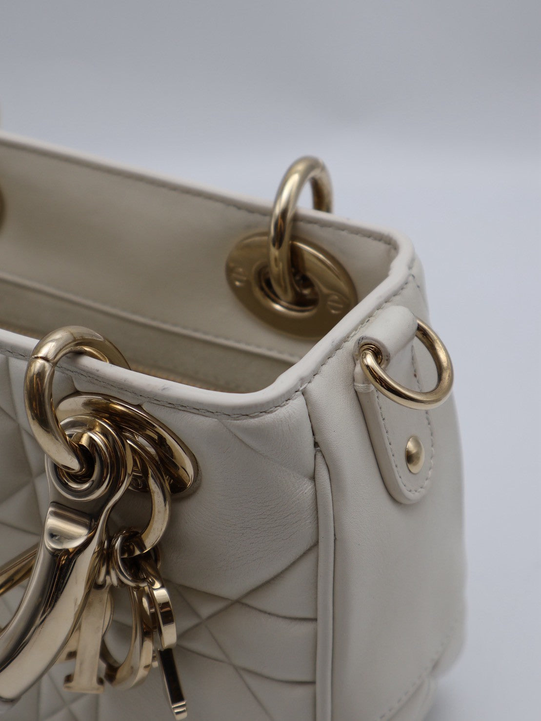 DIOR Lady dior 95.22 Bag - 白金