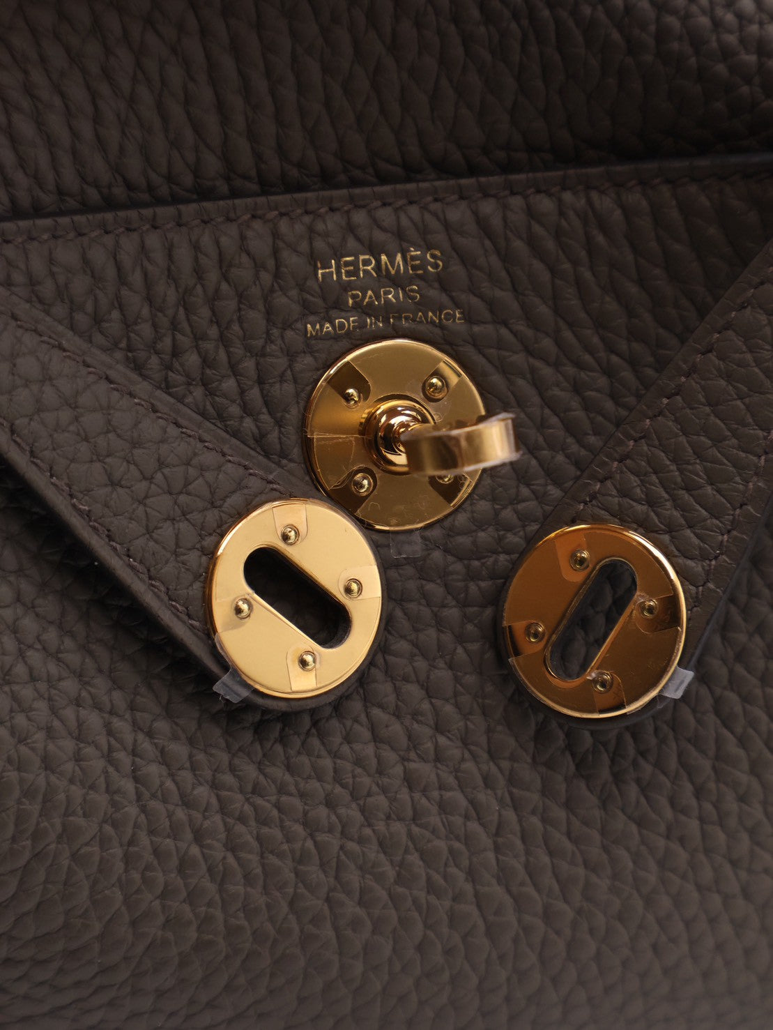 HERMES Mini Lindy - Etain 8F 錫器灰金 Y