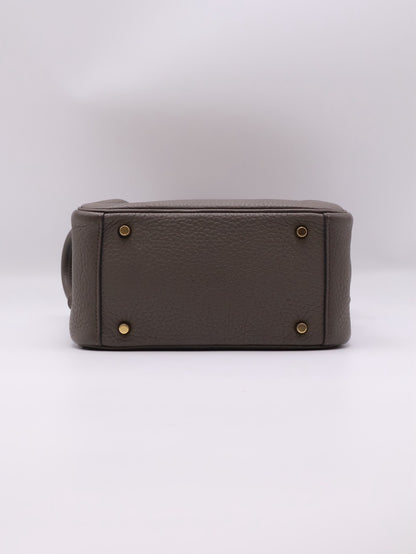 HERMES Mini Lindy - Etain 8F 錫器灰金 Y
