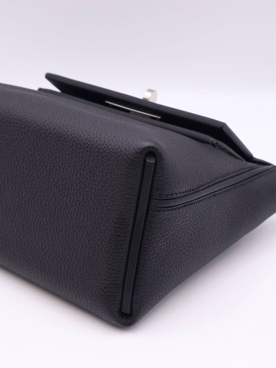 HERMES Mini 24/24 - Noir 89 黑銀 G
