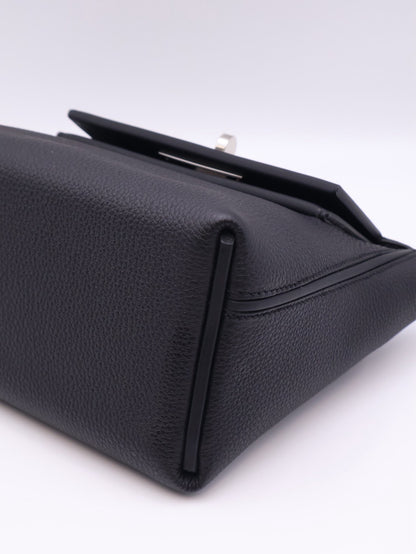 HERMES Mini 24/24 - Noir 89 黑銀 G