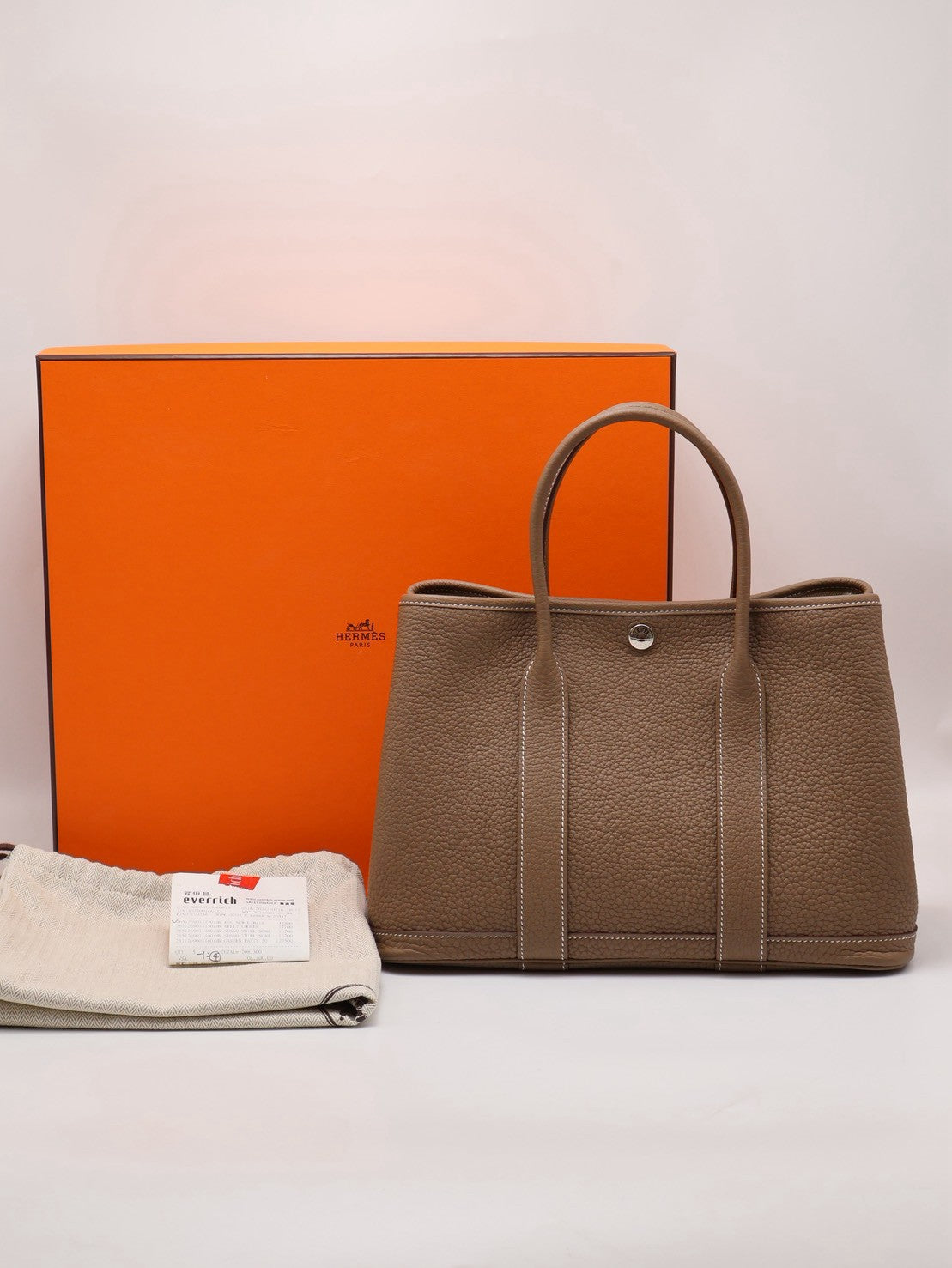 HERMES Garden Party 30 - Etoupe 18 大象灰 B