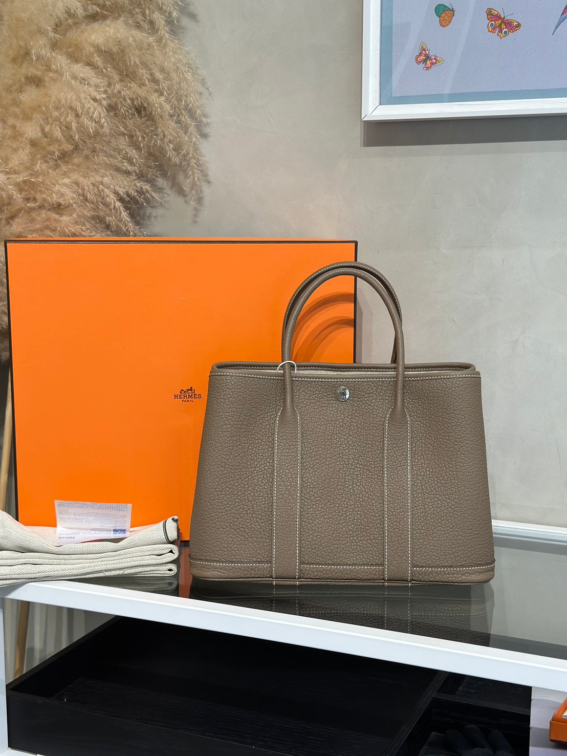HERMES Garden Party 30 - Etoupe 18 大象灰 B