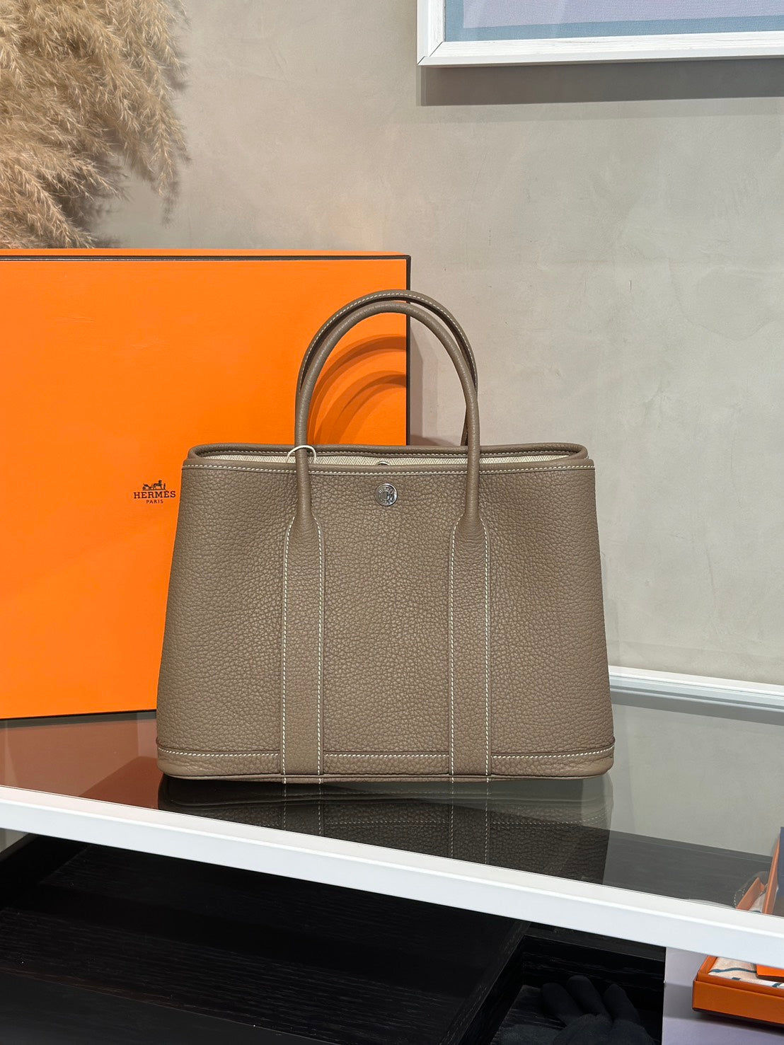 HERMES Garden Party 30 - Etoupe 18 大象灰 B