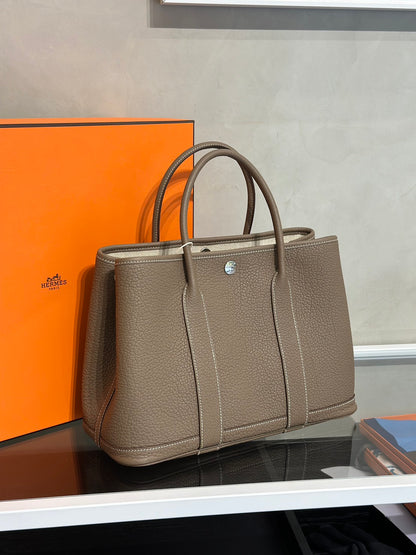 HERMES Garden Party 30 - Etoupe 18 大象灰 B