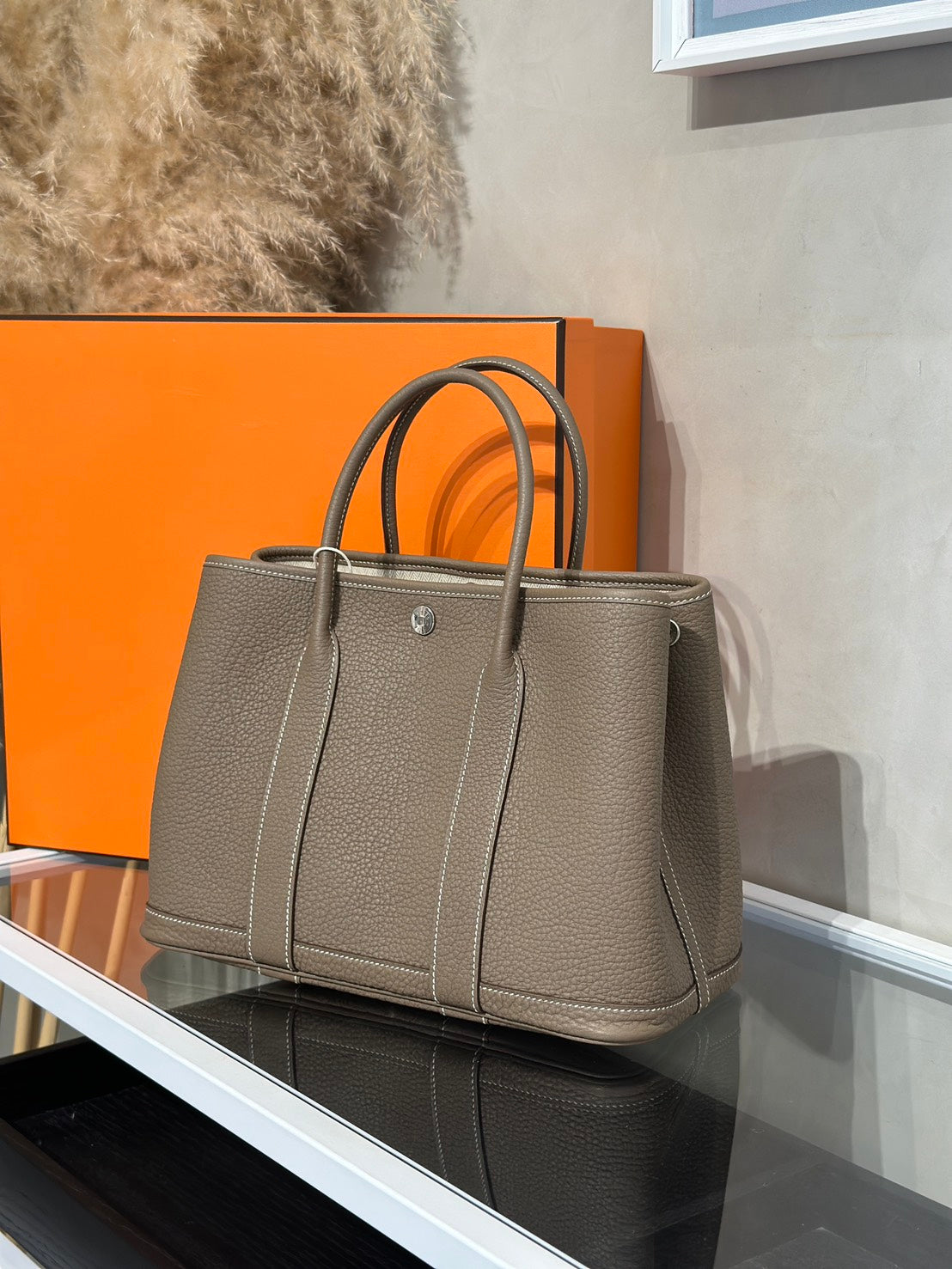 HERMES Garden Party 30 - Etoupe 18 大象灰 B
