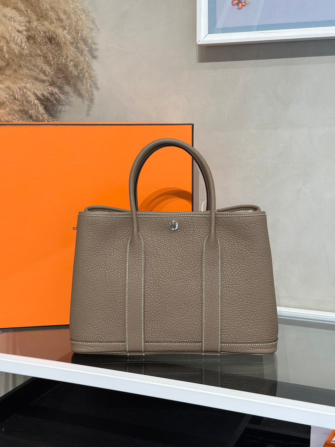 HERMES Garden Party 30 - Etoupe 18 大象灰 B