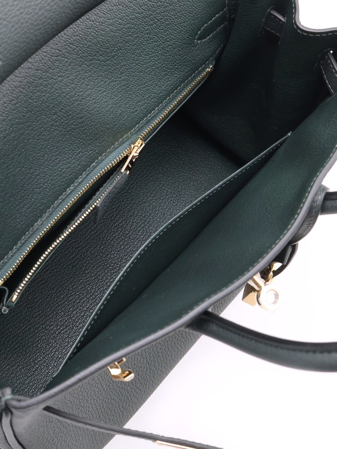 HERMES Birkin 25 -  灰綠金