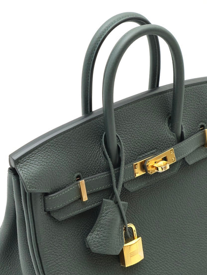 HERMES Birkin 25 -  灰綠金