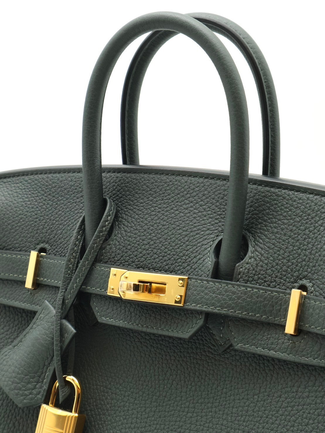 HERMES Birkin 25 -  灰綠金
