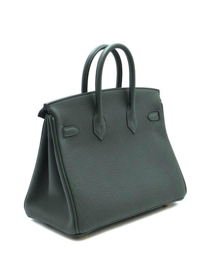HERMES Birkin 25 -  灰綠金