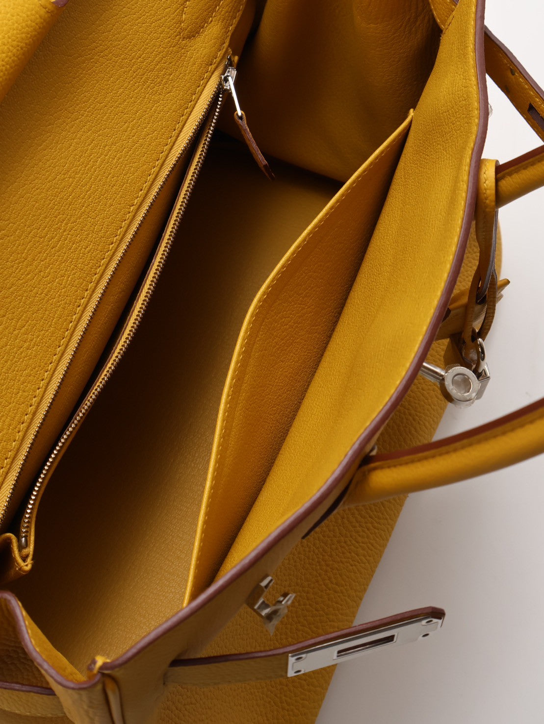 HERMES Birkin 30 - Jaune Ambre 9D 琥珀黃銀 C