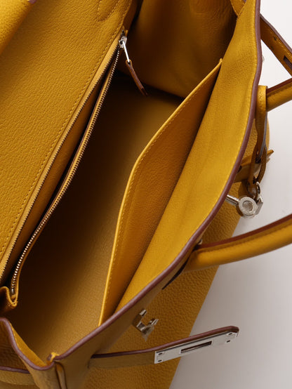 HERMES Birkin 30 - 琥珀黃銀 C