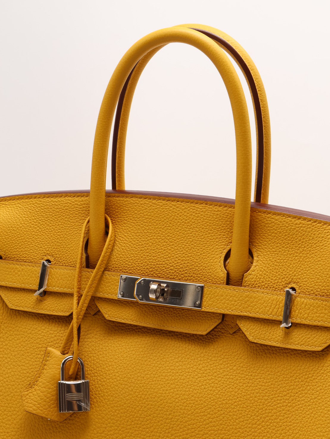 HERMES Birkin 30 - Jaune Ambre 9D 琥珀黃銀 C