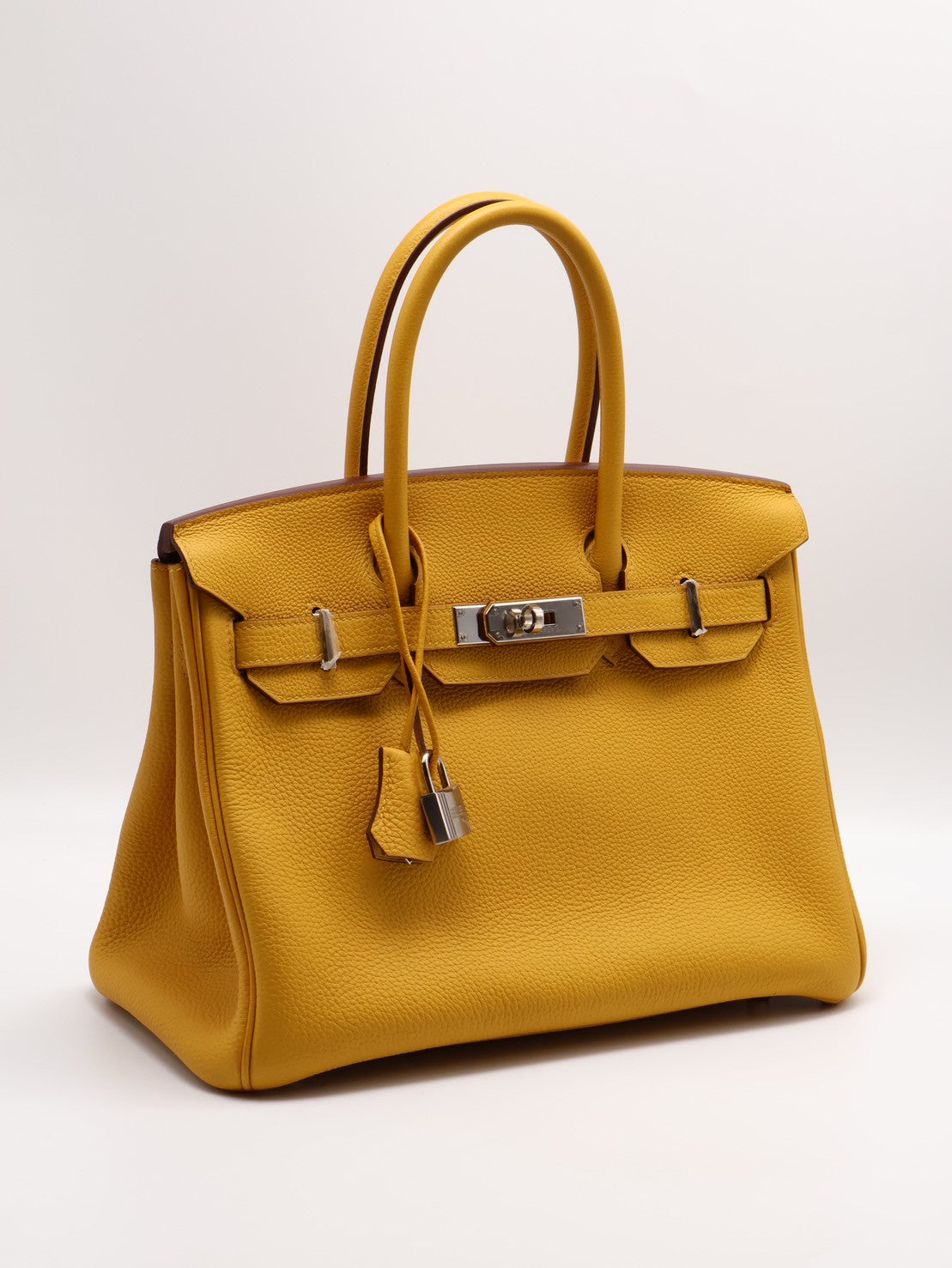 HERMES Birkin 30 - Jaune Ambre 9D 琥珀黃銀 C