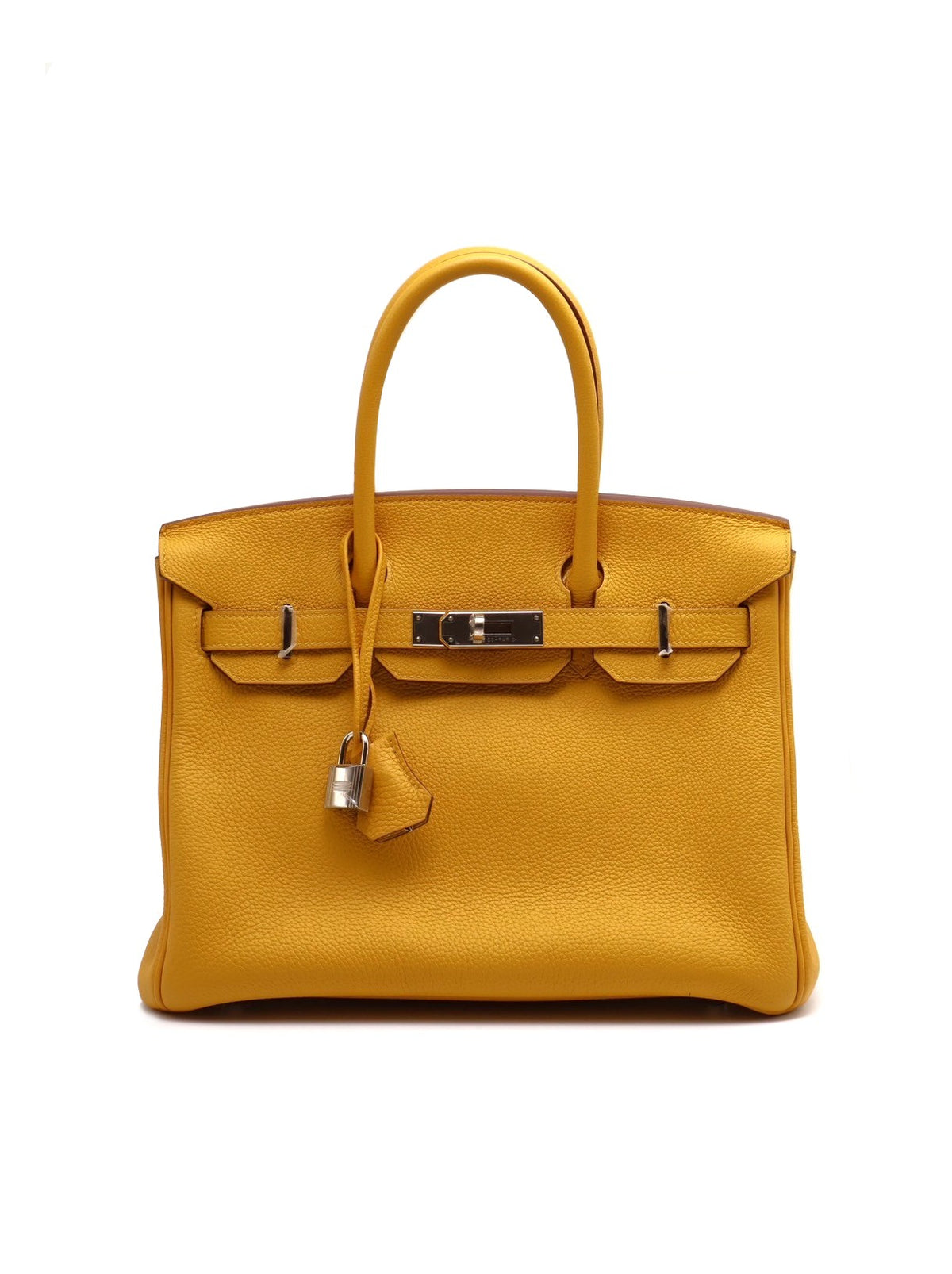 HERMES Birkin 30 - Jaune Ambre 9D 琥珀黃銀 C