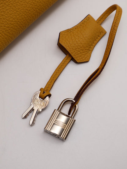 HERMES Birkin 30 - 琥珀黃銀 C