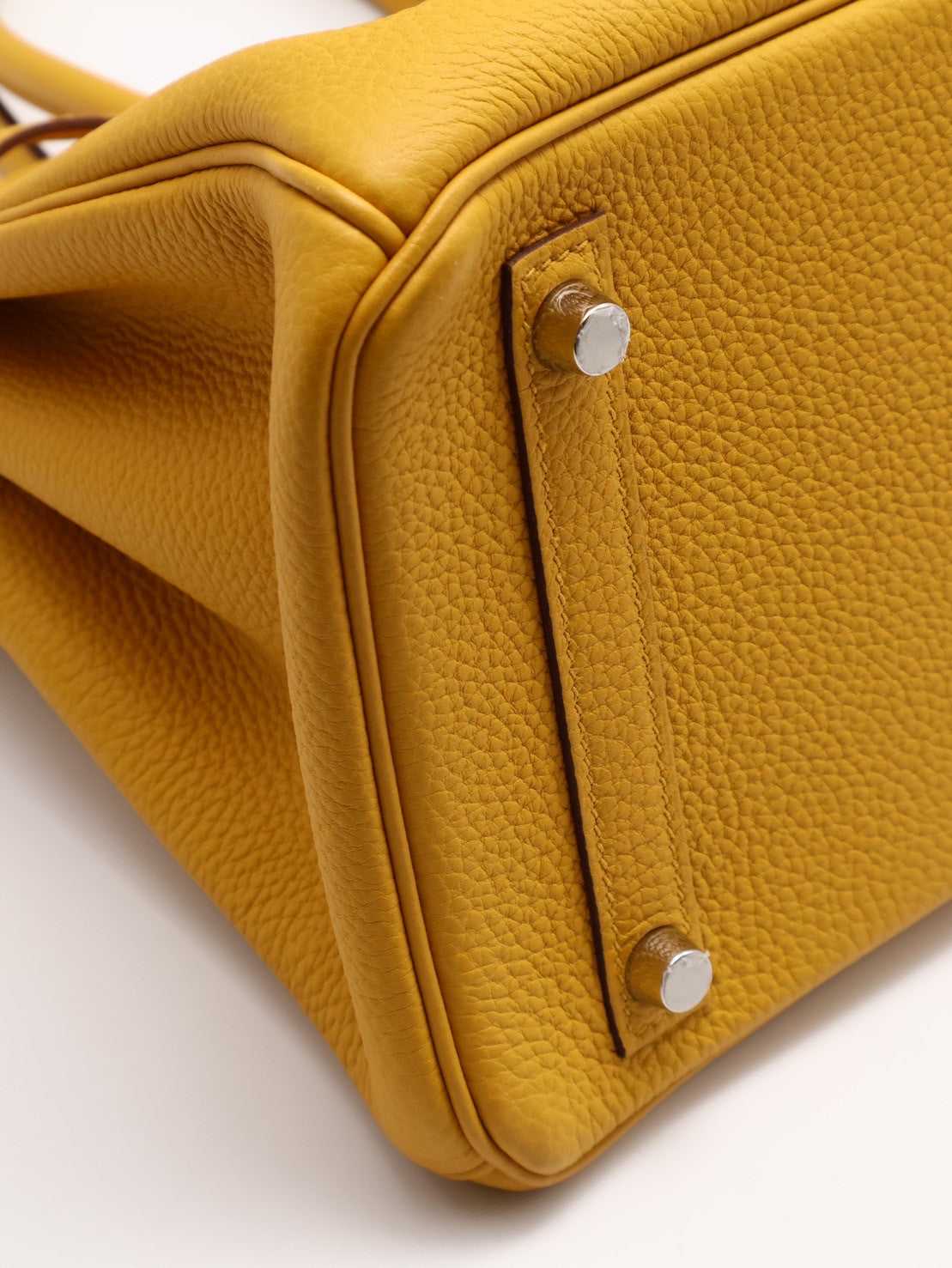 HERMES Birkin 30 - Jaune Ambre 9D 琥珀黃銀 C